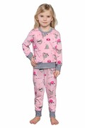 Piżama dziewczęca Orso różowa 110/116 Italian Fashion