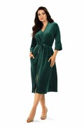 Damski szlafrok Lena zielony XXL/3XL Hamana