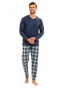 Piżama męska Darren niebieska 6XL Taro