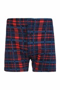 Szorty męskie 750-015 niebiesko-czerwona kratka 4XL