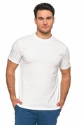 Męski T-shirt Basic biały XL
