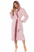 Szlafrok damski Selene jasnoróżowy XXL L&L