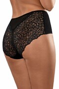 Figi z wysokim stanem i koronką 143 czarne S Babell