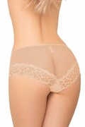 Figi z koronką 33 beżowe L Ewana