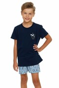 Piżama dziecięca Stay positive II granatowa 122/128 DN Nightwear
