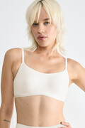 Miękki biustonosz organic GO Daily Cotton TOP kremowy. L Sloggi