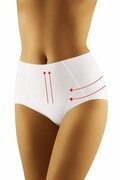 Wyszczuplające majtki Superia białe XXL Wolbar
