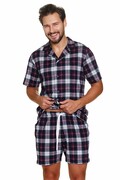 Piżama męska Dylan w kratkę XXL DN Nightwear