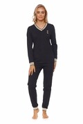 Damska piżama Queen Crown czarna L DN Nightwear