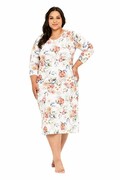 Koszula nocna Louisa w kolorowe kwiaty XXL Taro