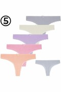 5pack stringi BDM451-009 mix kolorów L Moraj