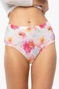 Majtki bezszwowe Peony Simple Maxi w kwiaty XL Julimex