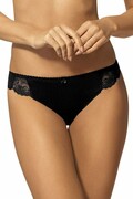 Stringi damskie Yvette czarne XXL Gorteks