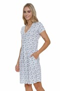 Koszula nocna dla kobiet w ciąży Leia w kwiaty XXL DN Nightwear