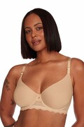 Biustonosz usztywniany Spacer 3D Tess beżowy 85D Esotiq