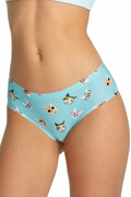 Majtki bezszwowe Cats Simple Classic niebieskie L Julimex