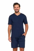 Piżama męska bambusowa Xavier granat S