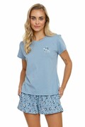 Piżama damska Stay positive jasnoniebieska L DN Nightwear