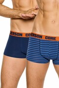 2pack bokserek męskich Naff Core niebieskie i w paski 3XL Henderson