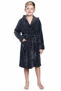 Szlafrok dziecięcy Mimas szary 98/104 Italian Fashion