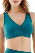 Biustonosz bezszwowy Top Shape zielony L/XL Gabriella