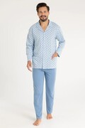 Piżama męska Armando niebieska długa XXL Regina