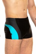 Męski strój kąpielowy Haiti 1 czarno-turkusowy S Spin
