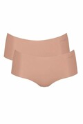 2 sztuki bezszwowych majtek Sloggi Zero Microfibre Shorts beżowe M Sloggi