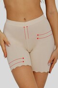 Bermudy korygujące Feel Good beżowe XXL Mitex