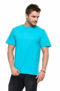 T-shirt męski Basic turkusowy XXL Moraj