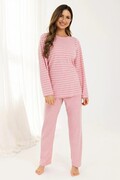 Piżama damska Emilia różowa frotte XXL Regina