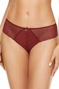 Luksusowe stringi damskie Juno bordowe 3XL Gorteks