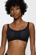 Biustonosz na fiszbinach Triumph Fit Smart czarny z koronką 4D 1/S Triumph