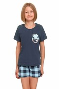 Piżama dziecięca Chill out niebieska 146/152 DN Nightwear