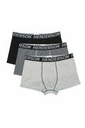 Bokserki męskie 3 pack Onset czarno-szare 3XL Henderson