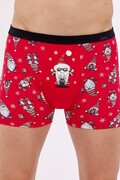 Bokserki świąteczne z elfami Rider czerwone XXL Cornette