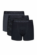 Zestaw 3 sztuk męskich bokserek Bench medium czarne XXL Henderson