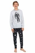 Piżama chłopięca Tryton szara z astronautą 122/128 Italian Fashion