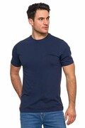 T-shirt Basic granatowy 3XL Moraj