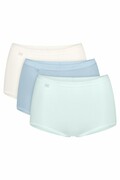 3-pak fig SLOGGI BASIC+ MAXI białe i niebieskie 4XL Sloggi
