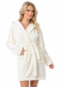Zimowy szlafrok Pamela biały XL/XXL Donna