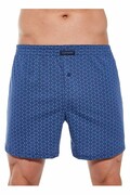 Męskie bokserki bawełniane Comfort 281 niebieskie XL Cornette