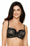 Biustonosz push-up Moon/B1 czarny 75C Gorteks