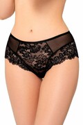 Figi koronkowe 22 czarne S Ewana