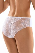 Figi damskie z koronką 134 białe L Babell