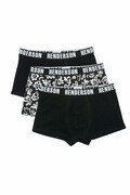 Bokserki męskie 3 pack Orchid czarne XL Henderson