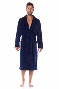 Szlafrok męski Dante granatowy z pegazem L L&L