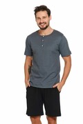 Piżama męska Wilson szara XXL DN Nightwear