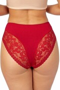 Figi koronkowe 235 bordowe XXL Donna