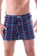 Bokserki męskie 1449 niebiesko-czerwona kratka XXL Henderson